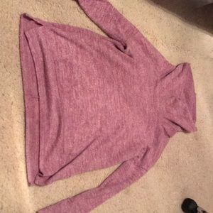 Turtle neck heavy shirt/sweatshirt